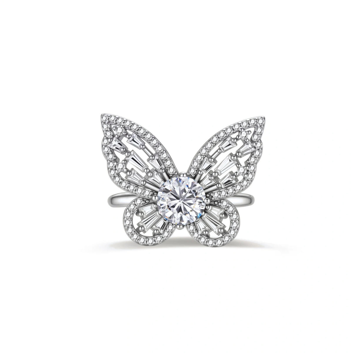 Metamorphosis Butterfly Moissanite Ring by AlbaLuxe AlbaLuxe