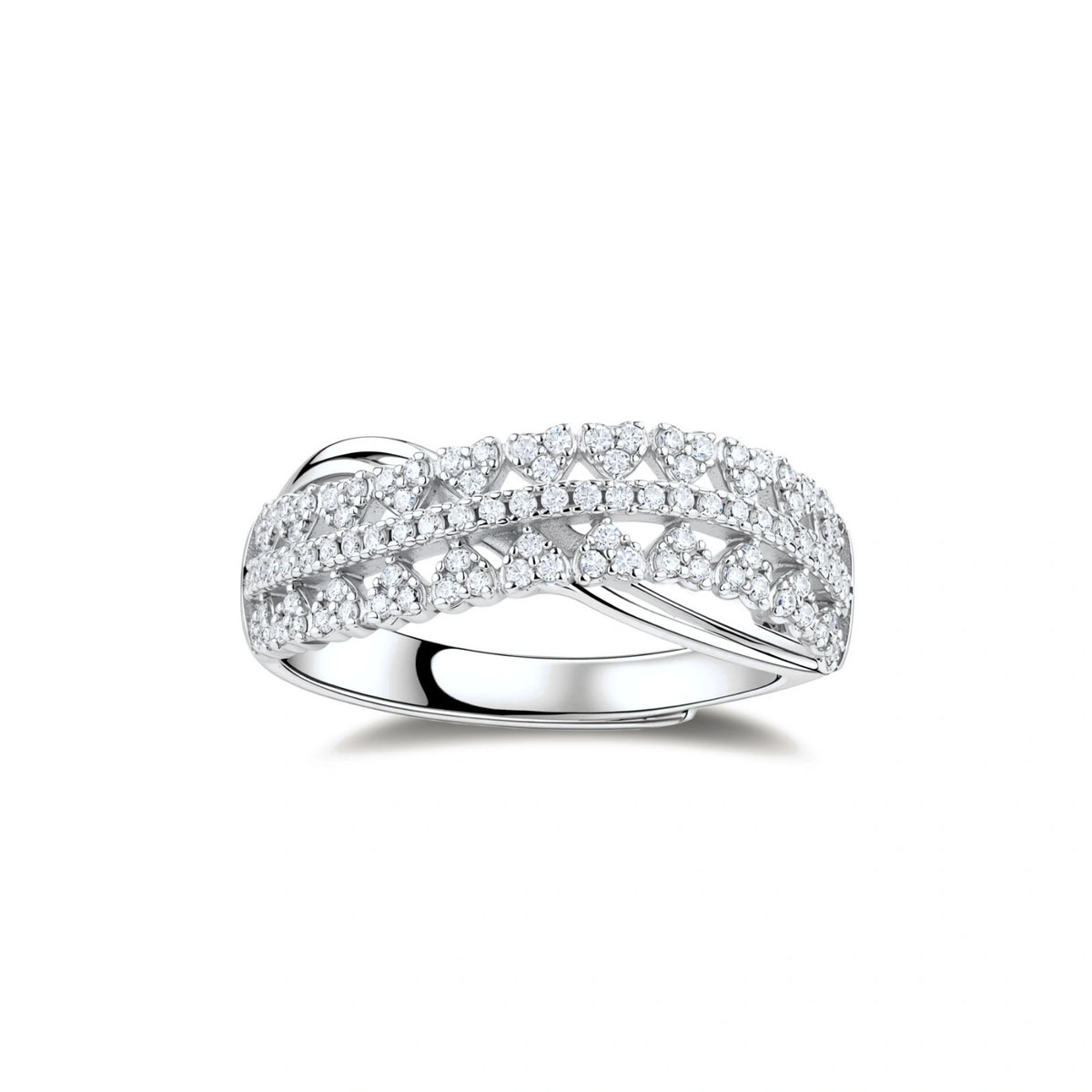 Infinity Crossover Ring by AlbaLuxe AlbaLuxe
