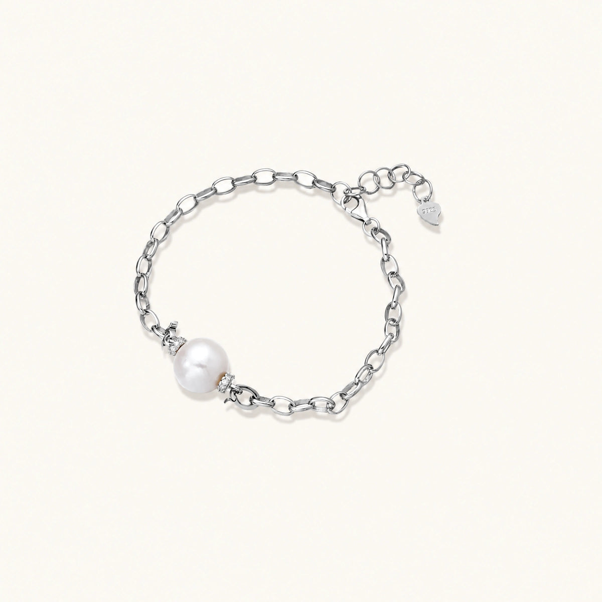 Pearl Chain Bracelet by AlbaLuxe AlbaLuxe