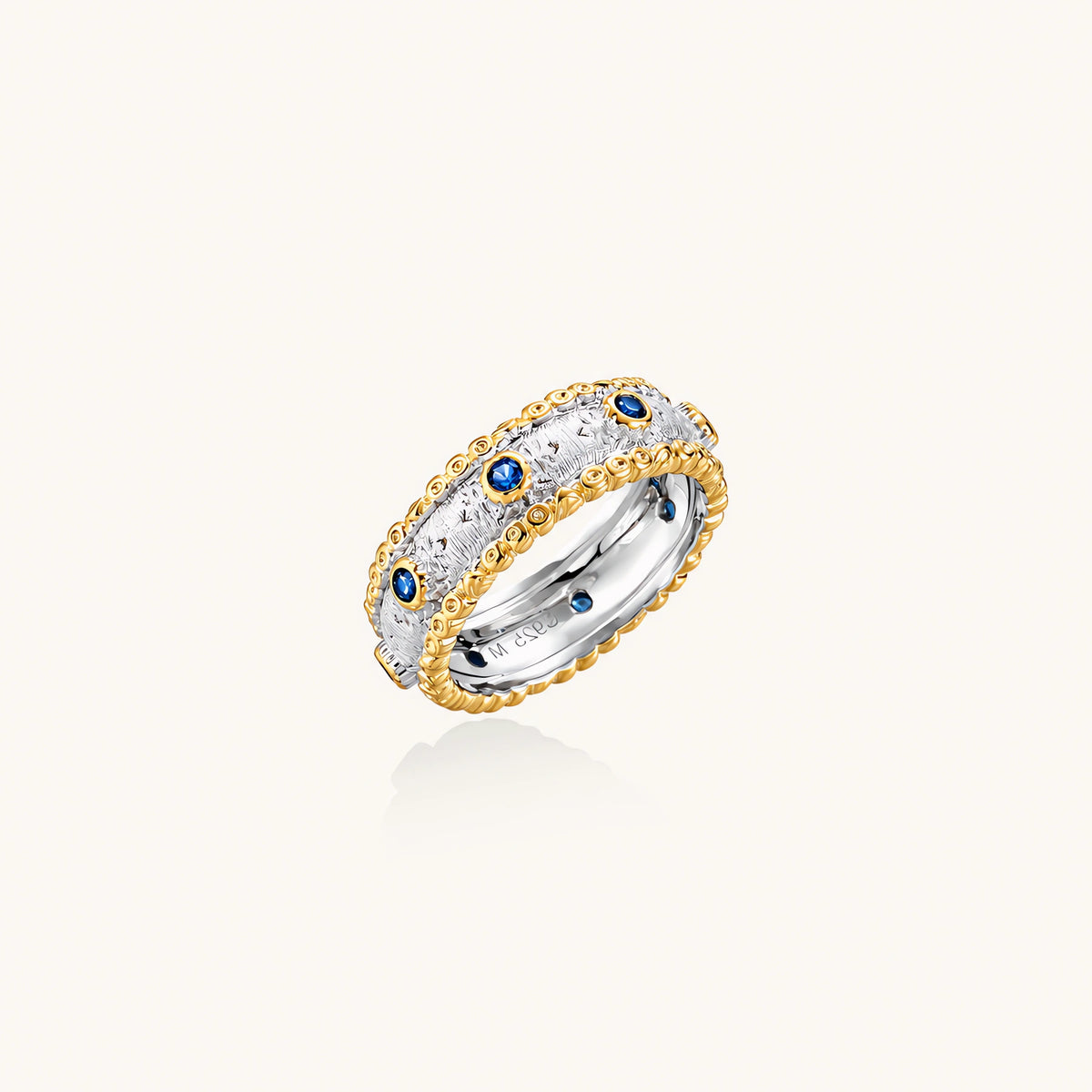 Azure Dreams Band Ring by AlbaLuxe AlbaLuxe