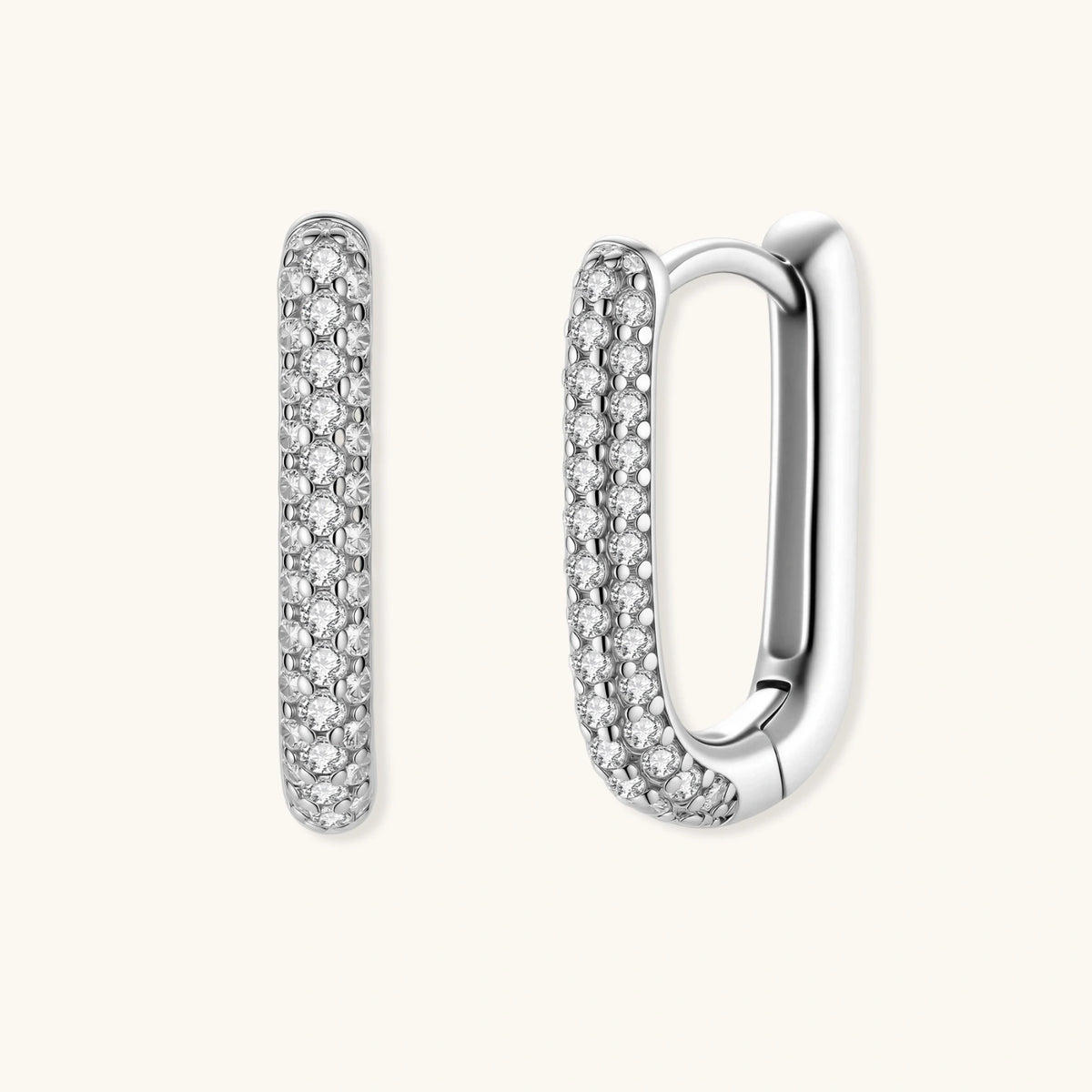 Sparkle Huggie Hoops by AlbaLuxe AlbaLuxe