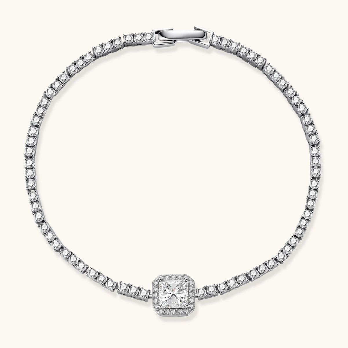 Luxe Center Tennis Bracelet by AlbaLuxe AlbaLuxe