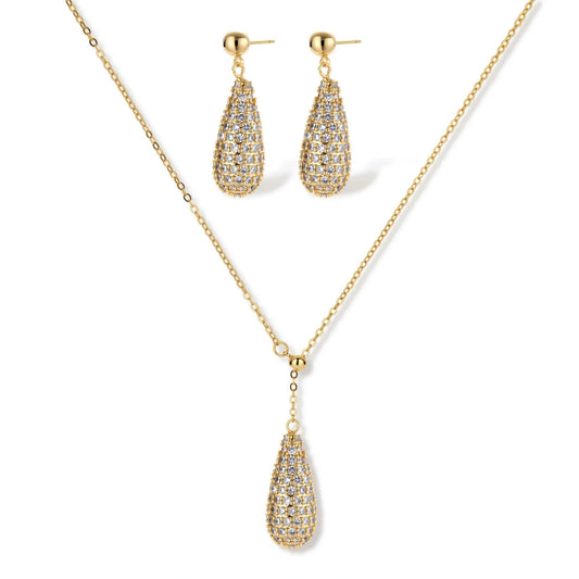 Golden Luxe Crystal Set by AlbaLuxe