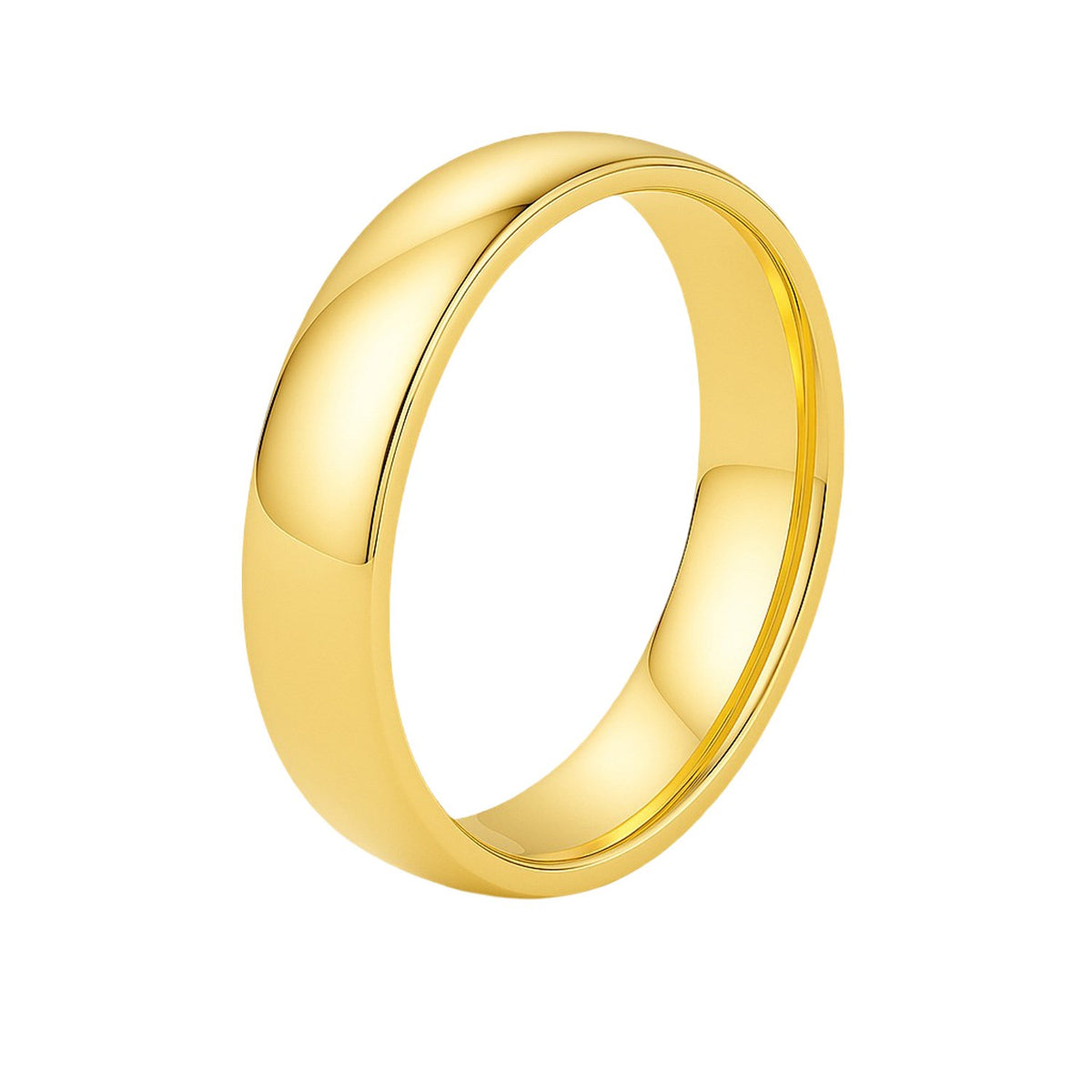 14k Yellow Gold Comfort Fit Wedding Band (6.00 mm) RCJ