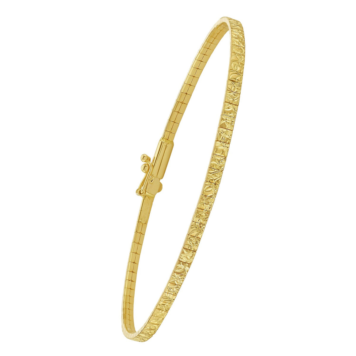 14K Yellow Gold Mini Glacier Bracelet (2.10 mm) RCJ