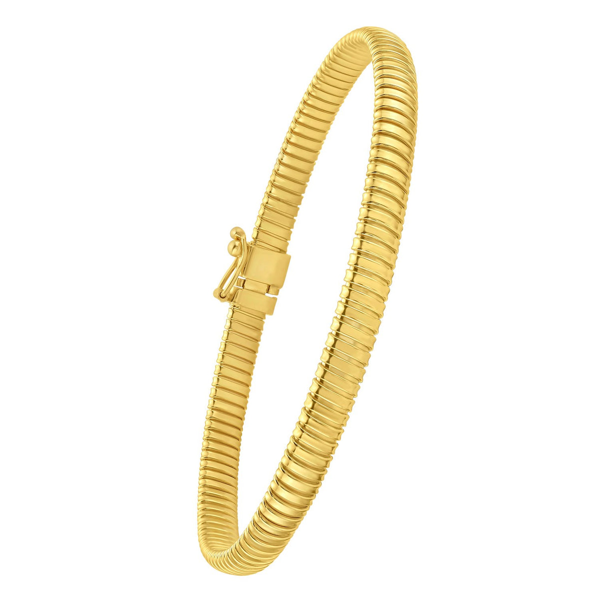 14K Yellow Gold Tubogas Bracelet (5.00 mm) RCJ