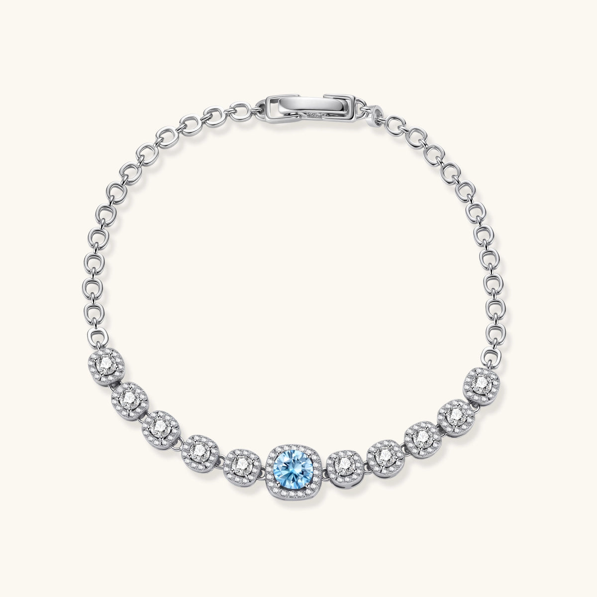 Azure Tennis Bracelet by AlbaLuxe AlbaLuxe