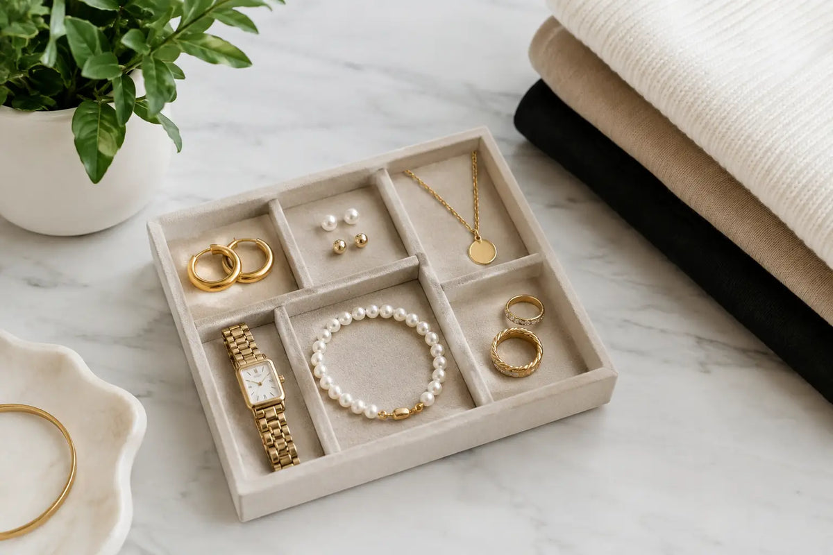 An Everyday Jewelry Capsule Wardrobe Guide