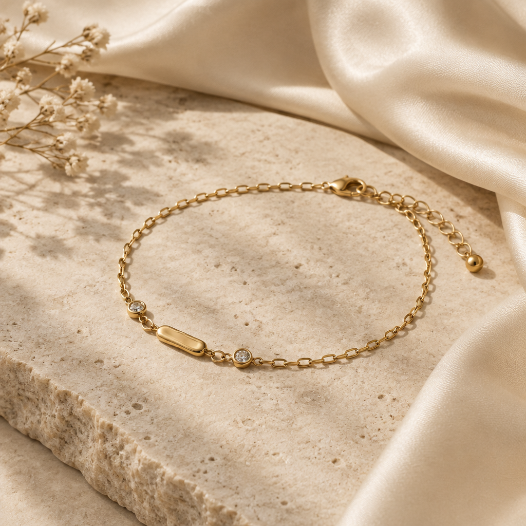 Quiet-luxury gold bracelets collection image