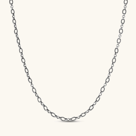 Twisted Link Chain by AlbaLuxe AlbaLuxe