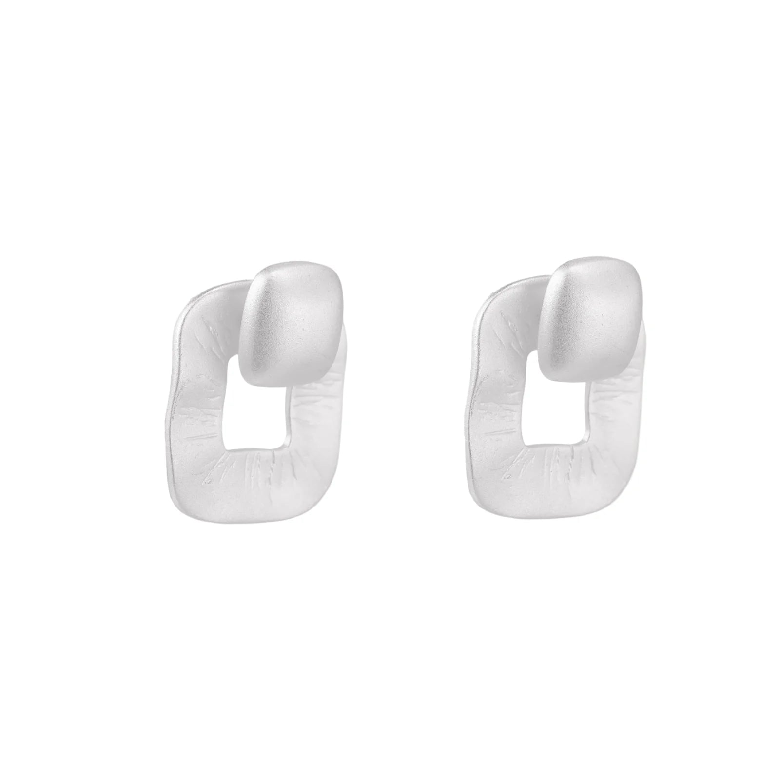 Textured Square Studs by AlbaLuxe AlbaLuxe