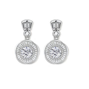 Celestial Moissanite Drop Earrings by AlbaLuxe AlbaLuxe