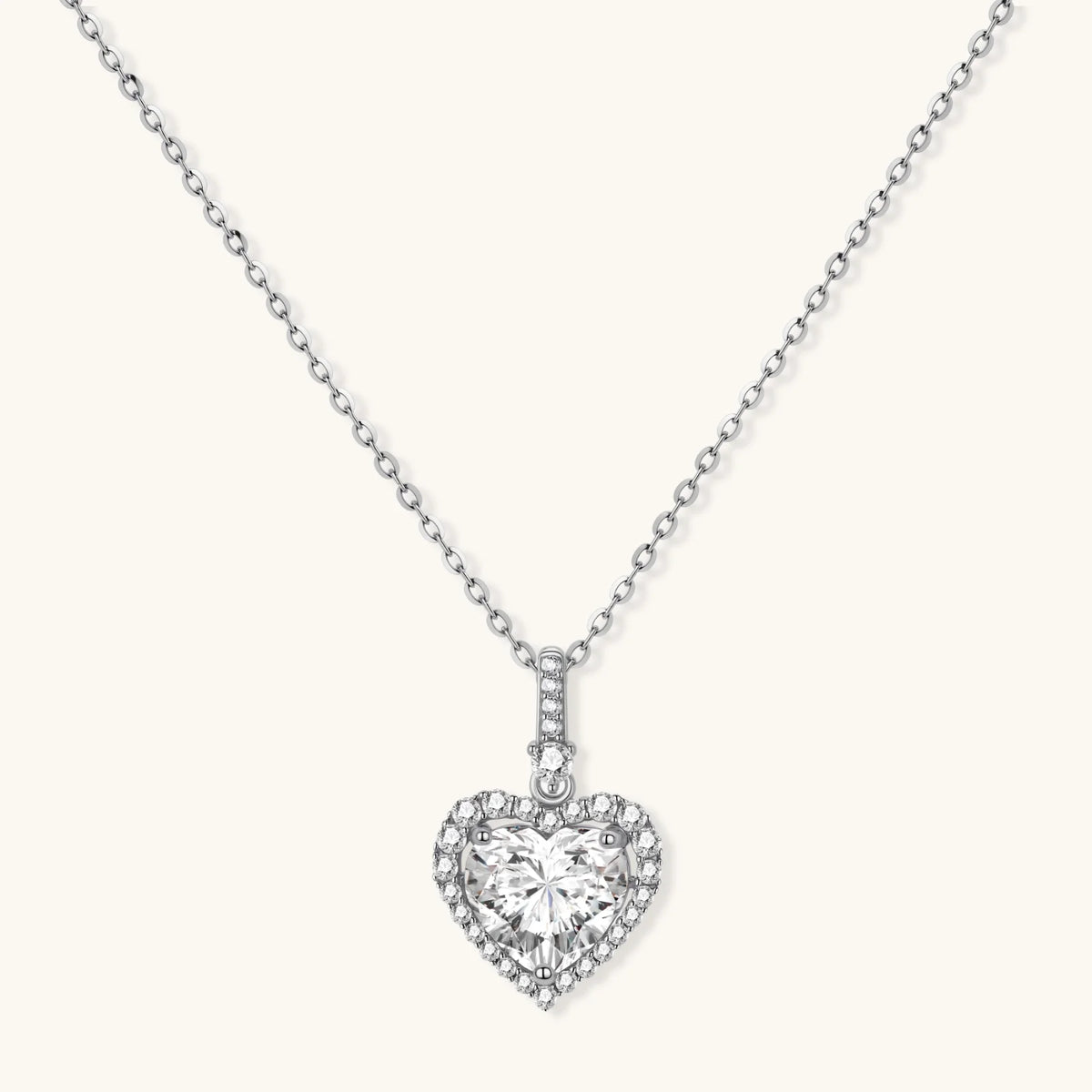 Heart Symphony Moissanite Set by AlbaLuxe AlbaLuxe