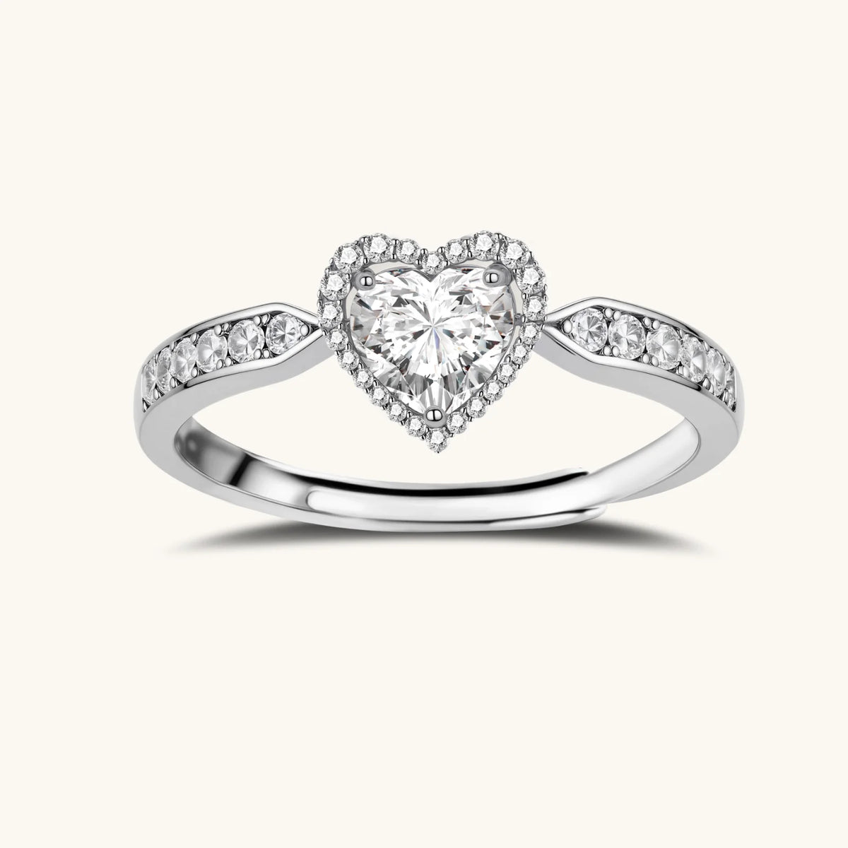 Heart Symphony Moissanite Set by AlbaLuxe AlbaLuxe