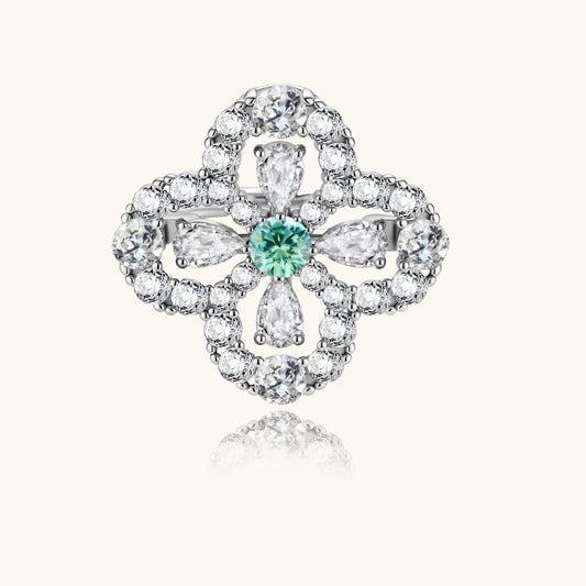 Lucky Charm Clover Ring by AlbaLuxe AlbaLuxe