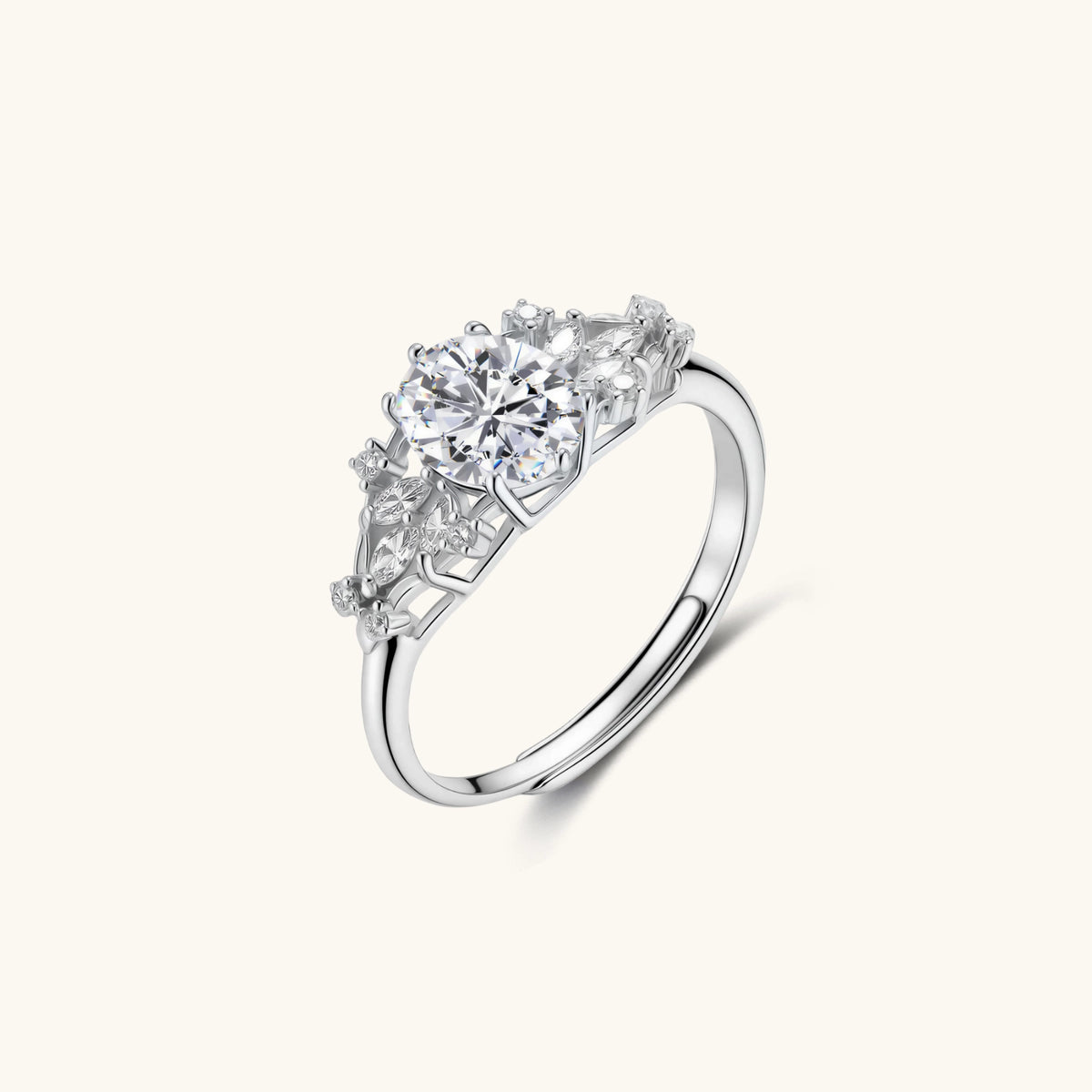 Ultra-macro craftsmanship detail of diamond facet setting