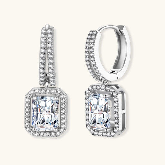 Emerald Cut Moissanite Drops by AlbaLuxe AlbaLuxe