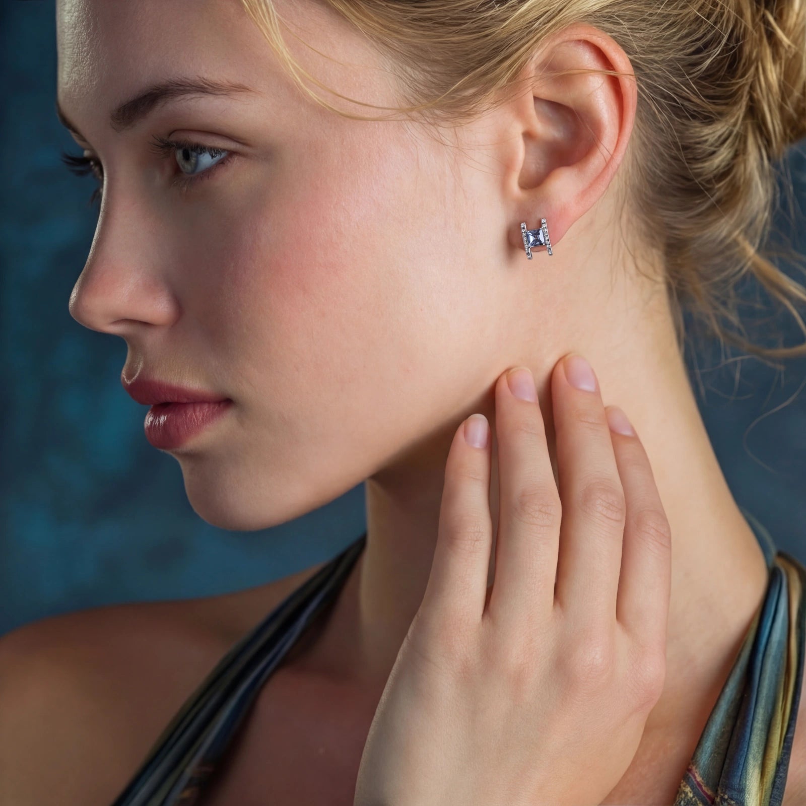 Prism Square Studs by AlbaLuxe AlbaLuxe
