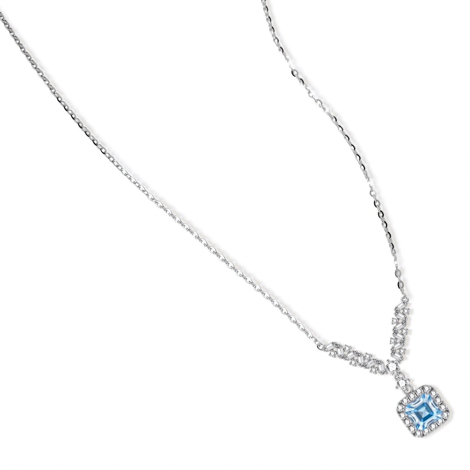 Celestial Arc Moissanite Necklace by AlbaLuxe