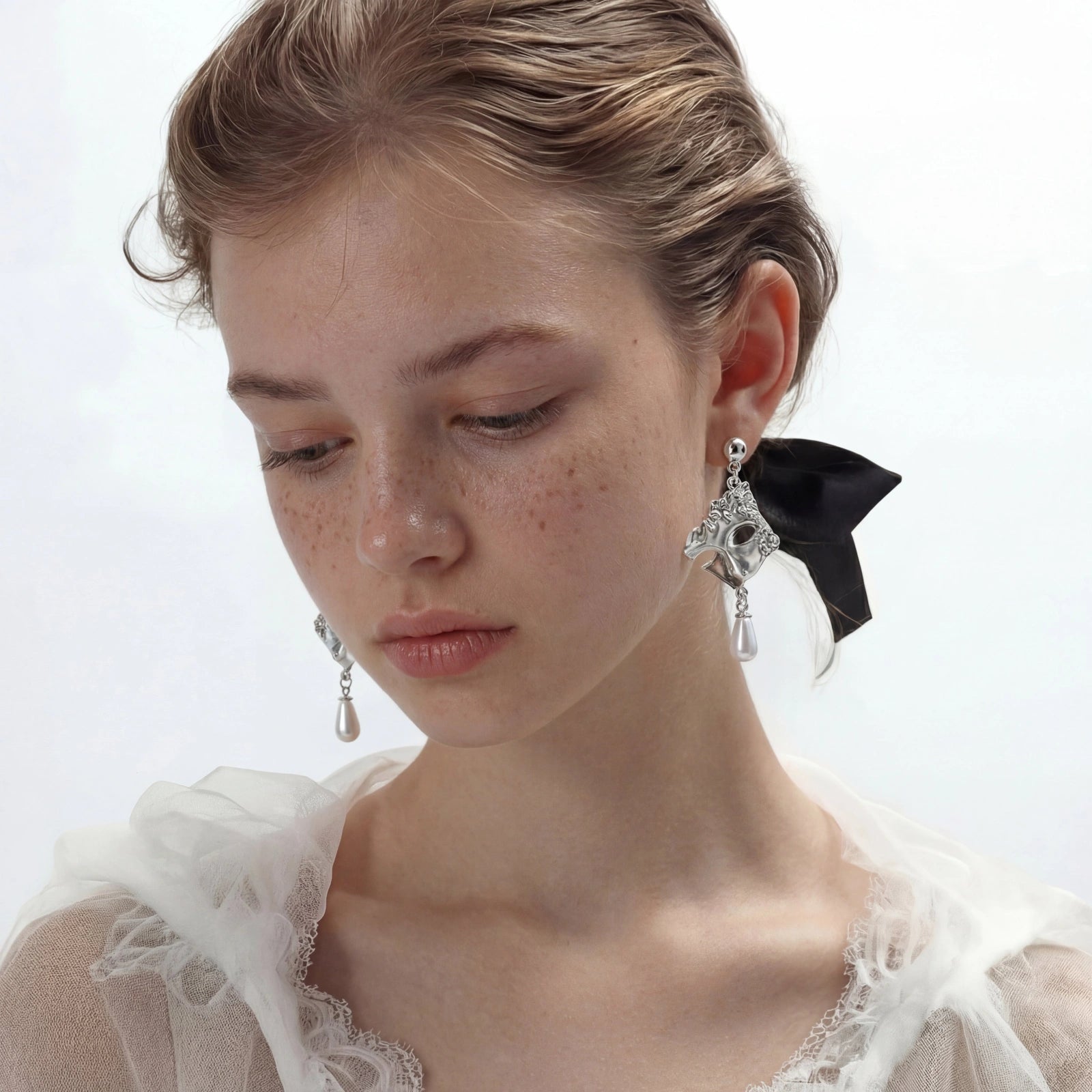 Venice Mask Earrings by AlbaLuxe