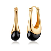 Midnight Drop Earrings by AlbaLuxe AlbaLuxe