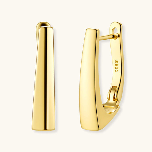 Golden Hour Huggie Earrings by AlbaLuxe AlbaLuxe