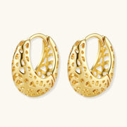 Honeycomb Dream Hoops by AlbaLuxe AlbaLuxe