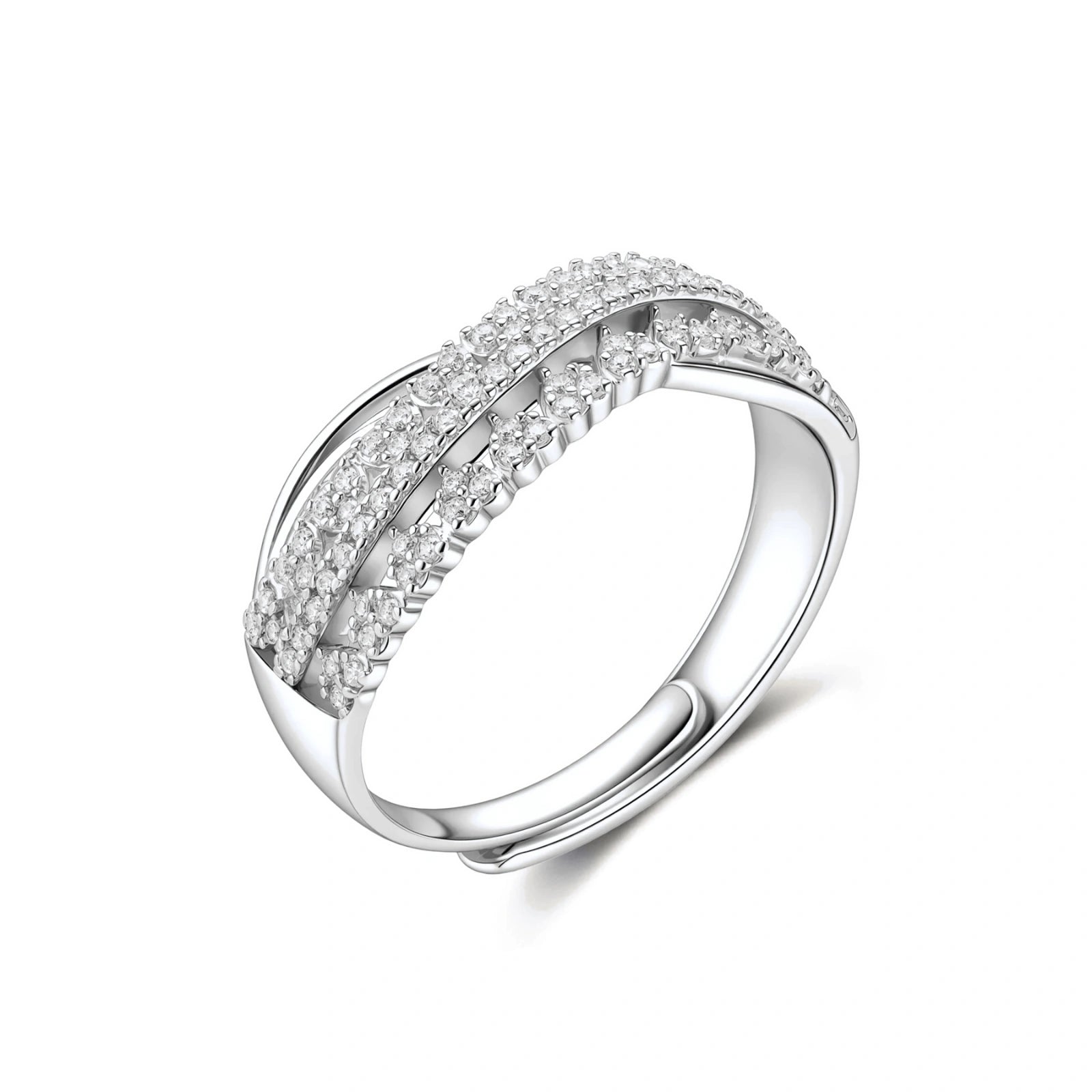 Infinity Crossover Ring by AlbaLuxe