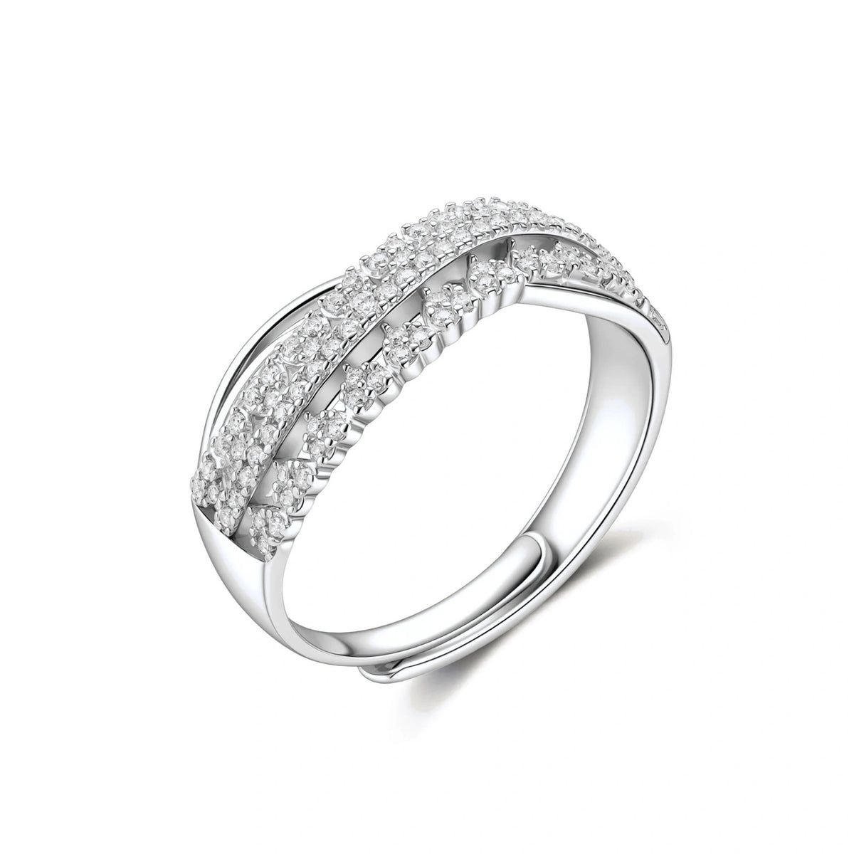 Ultra-macro craftsmanship detail of diamond facet setting