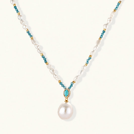 Aqua Bloom Necklace by AlbaLuxe AlbaLuxe