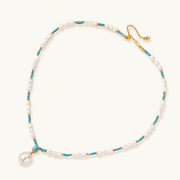 Aqua Bloom Necklace by AlbaLuxe AlbaLuxe
