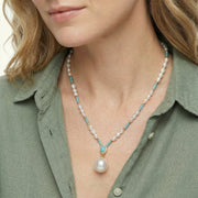 Aqua Bloom Necklace by AlbaLuxe AlbaLuxe
