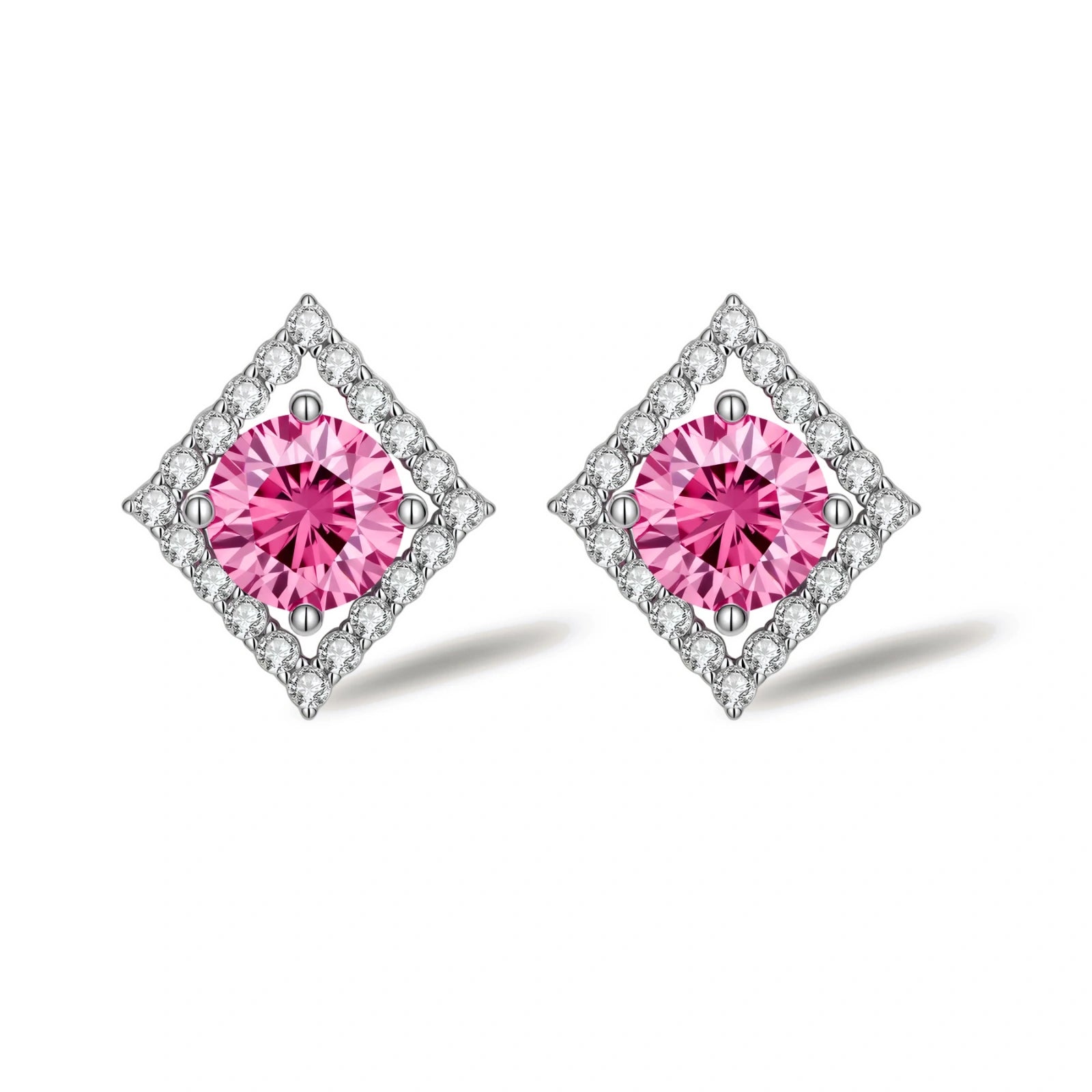 Diamond Halo Studs by AlbaLuxe AlbaLuxe