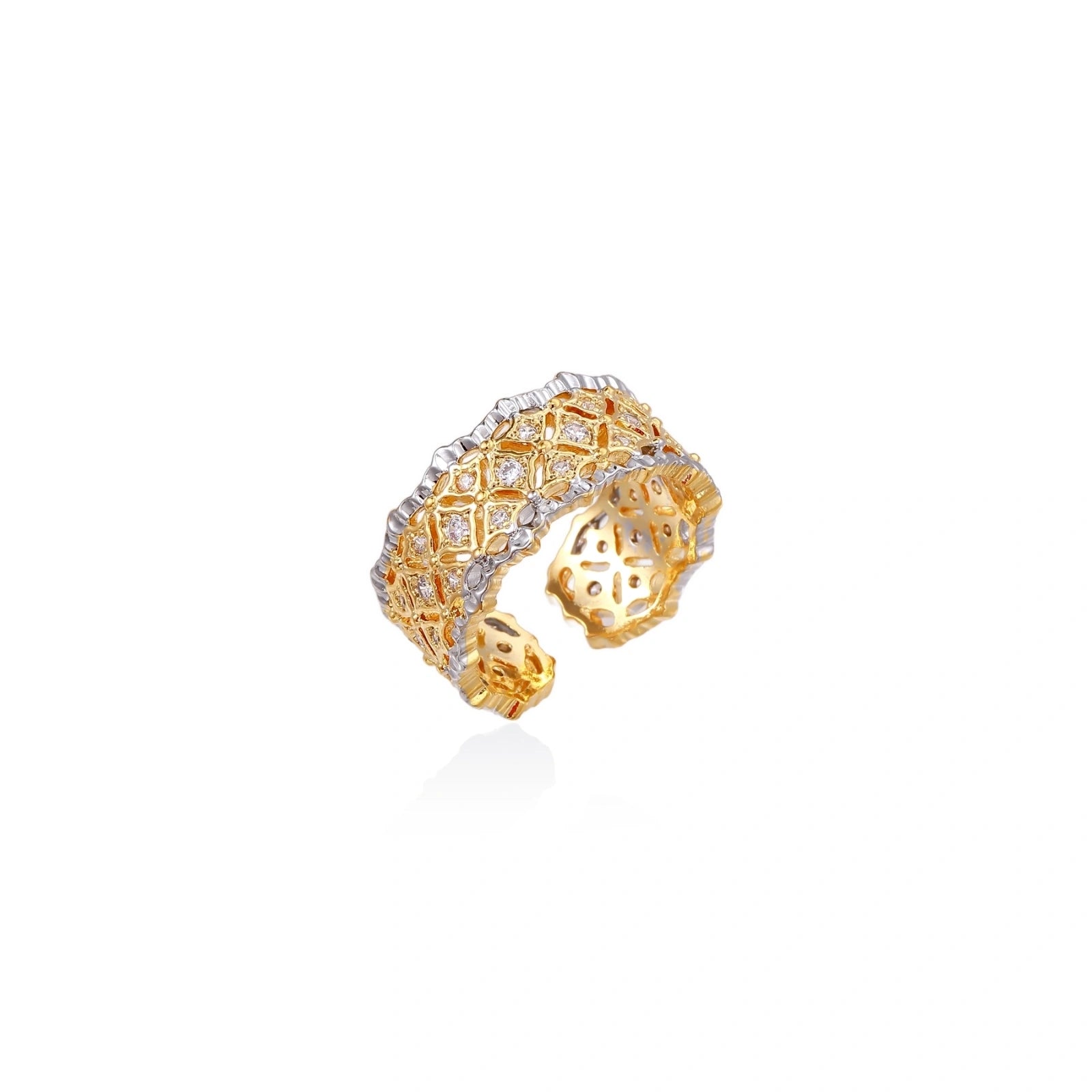 Lattice Luxe Ring by AlbaLuxe