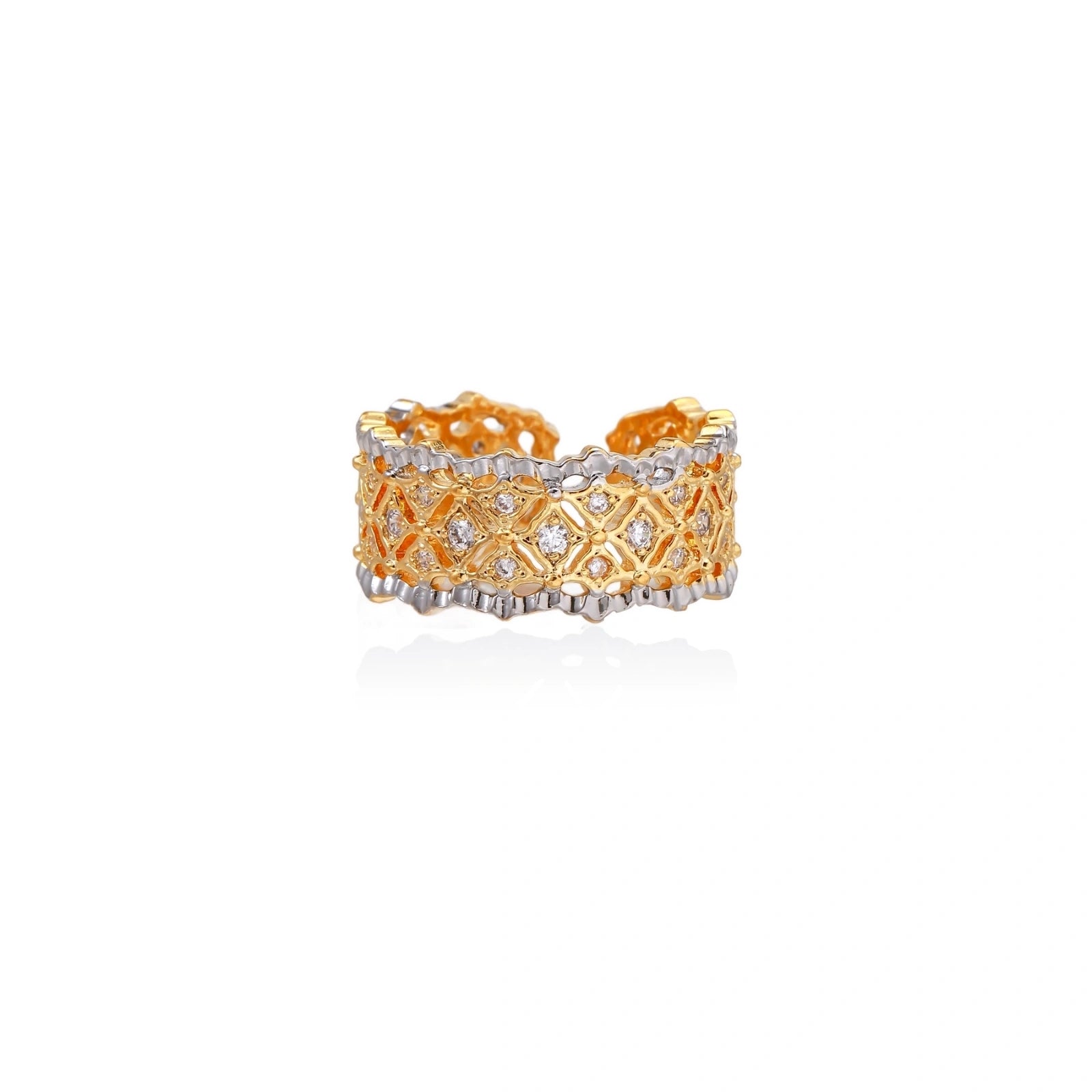 Lattice Luxe Ring by AlbaLuxe