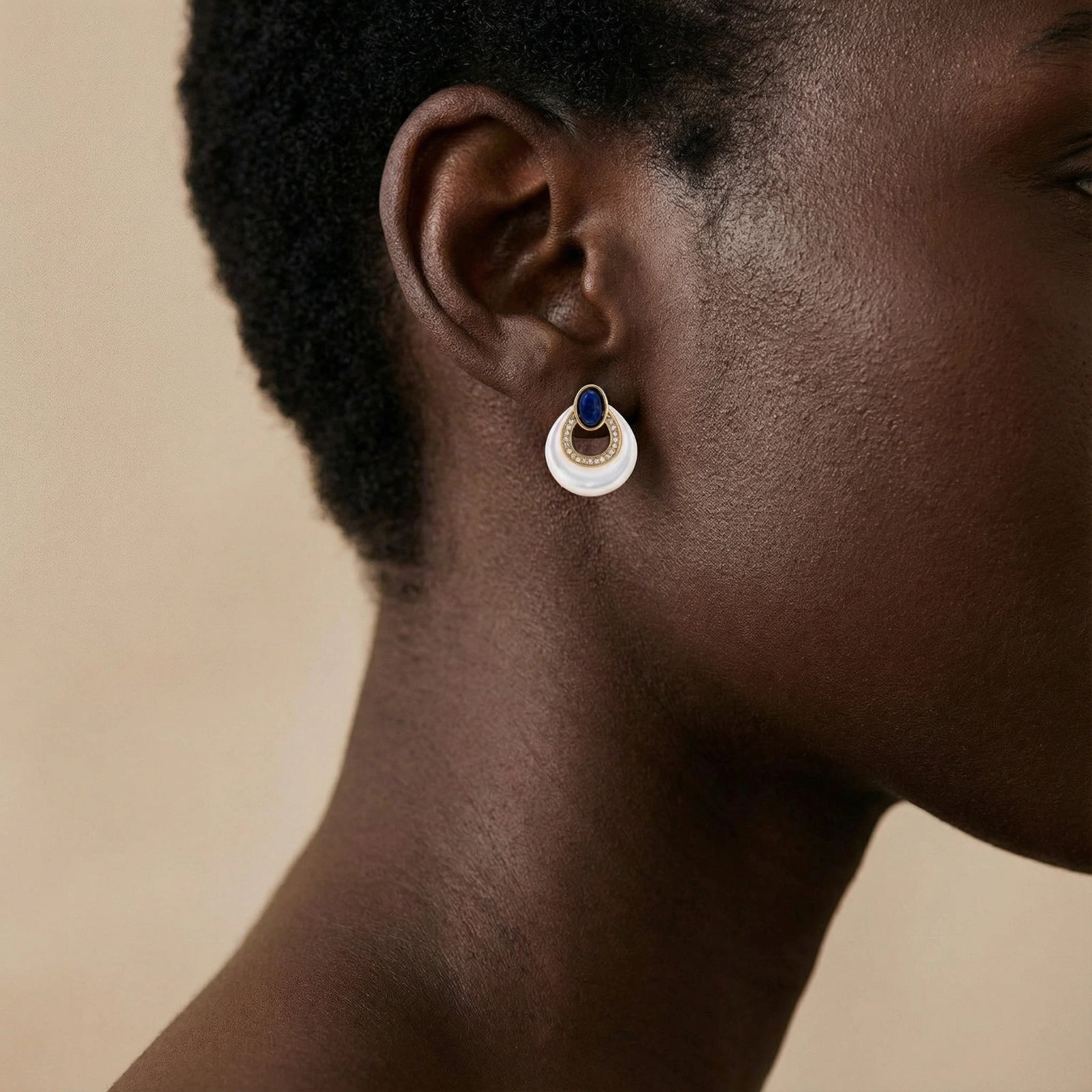 Celestial Teardrop Earrings by AlbaLuxe