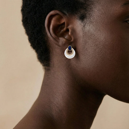 Celestial Teardrop Earrings by AlbaLuxe