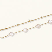Baroque Pearl Layered Bracelet by AlbaLuxe AlbaLuxe