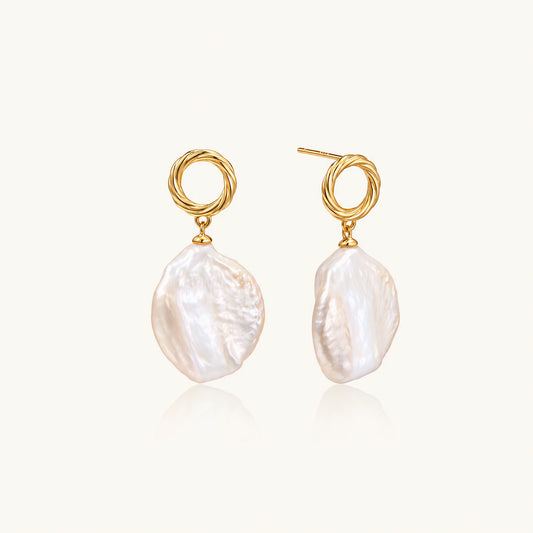 Pearl Glow Drop Earrings by AlbaLuxe AlbaLuxe