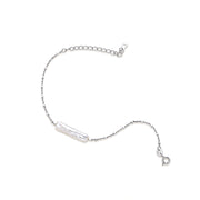 Baroque Pearl Chain Bracelet by AlbaLuxe AlbaLuxe
