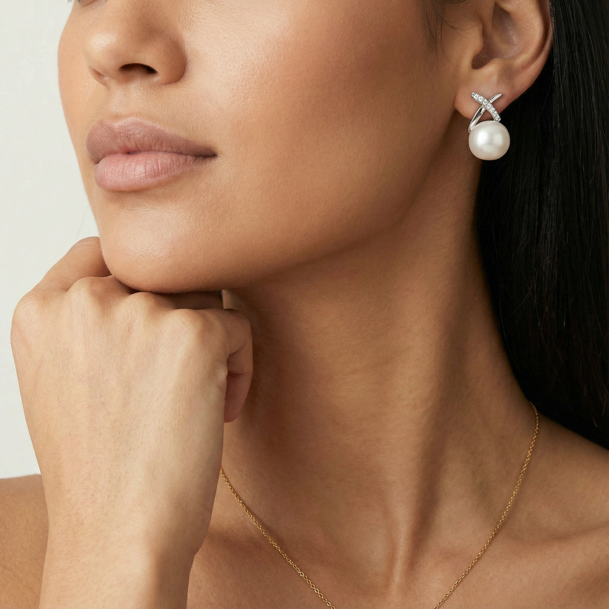 Luminous Pearl Drop Earrings by AlbaLuxe AlbaLuxe