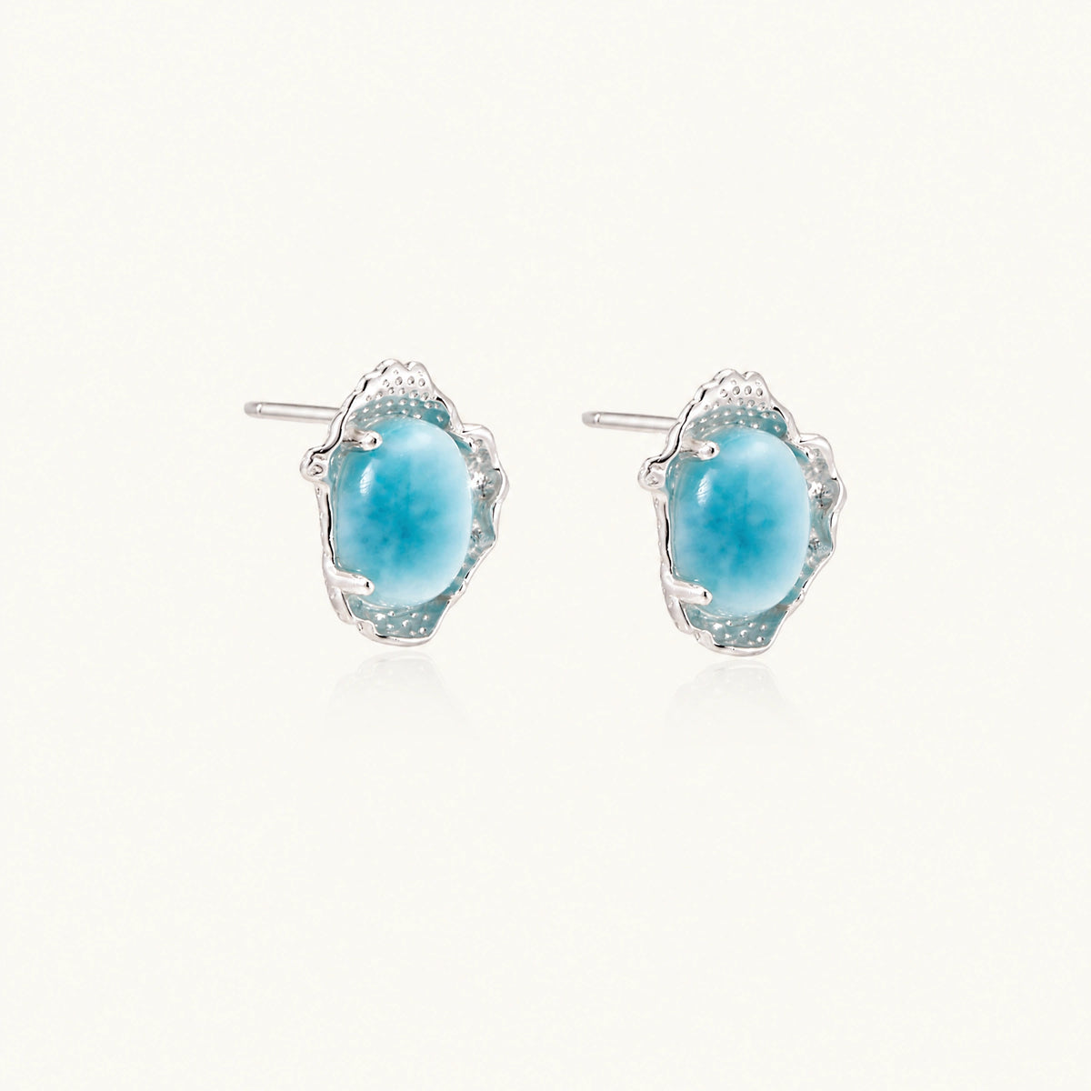 Larimar Dreams Studs by AlbaLuxe AlbaLuxe