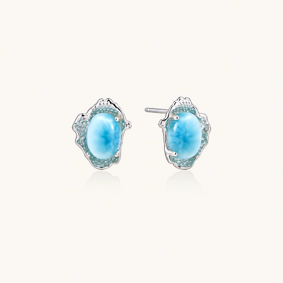 Larimar Dreams Studs by AlbaLuxe AlbaLuxe