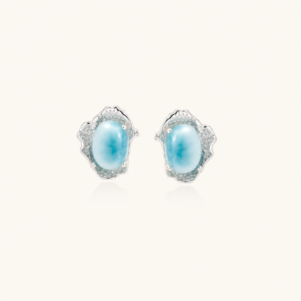 Larimar Dreams Studs by AlbaLuxe AlbaLuxe