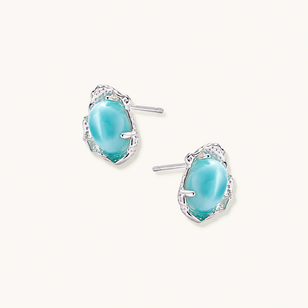 Larimar Dreams Studs by AlbaLuxe AlbaLuxe