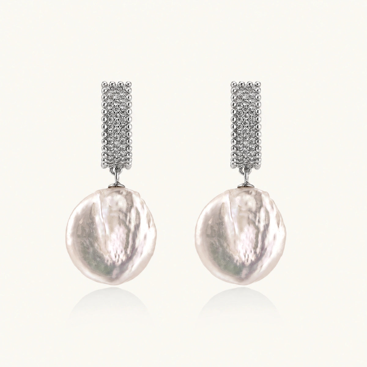 Baroque Pearl Drop Earrings by AlbaLuxe AlbaLuxe