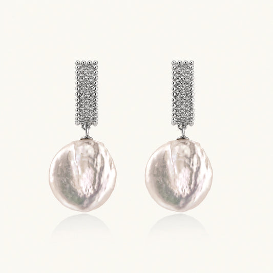 Baroque Pearl Drop Earrings by AlbaLuxe AlbaLuxe