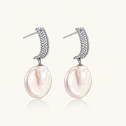 Baroque Pearl Drop Earrings by AlbaLuxe AlbaLuxe