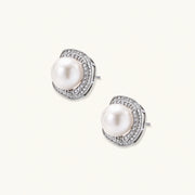 Halo Pearl Studs by AlbaLuxe AlbaLuxe