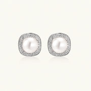 Halo Pearl Studs by AlbaLuxe AlbaLuxe